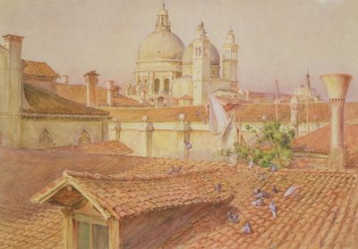 Vom Fenster des Künstlers aus mit Blick auf Santa Maria Della Salute, Venedig von Walter Frederick Roofe Tyndale
